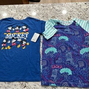 Disney Royal Blue Tee new with tag